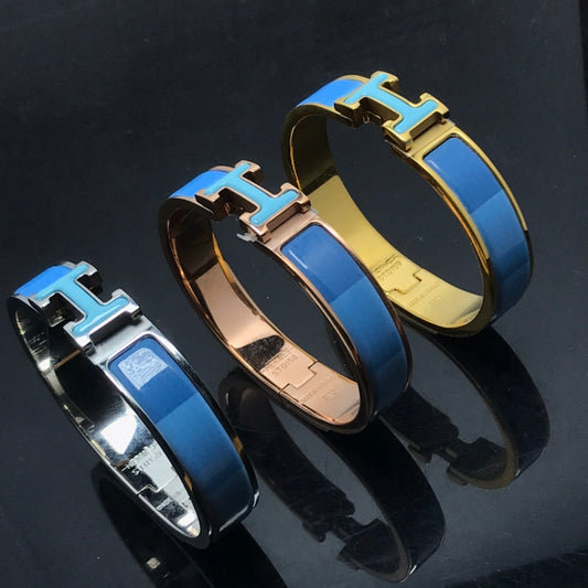 [BIJOUX]H BRACELET BLUE RAINBOW CERAMIC