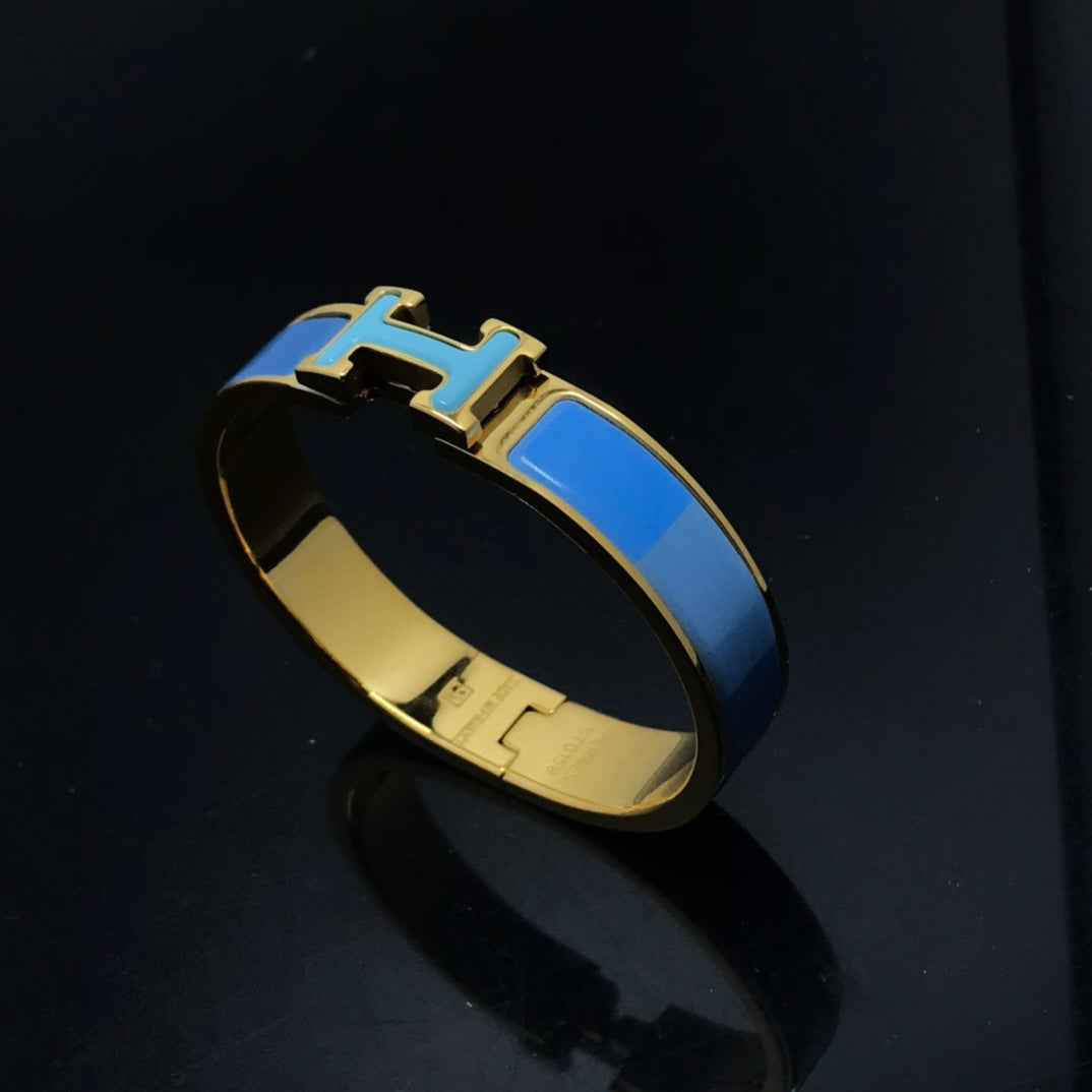 [BIJOUX]H BRACELET BLUE RAINBOW CERAMIC