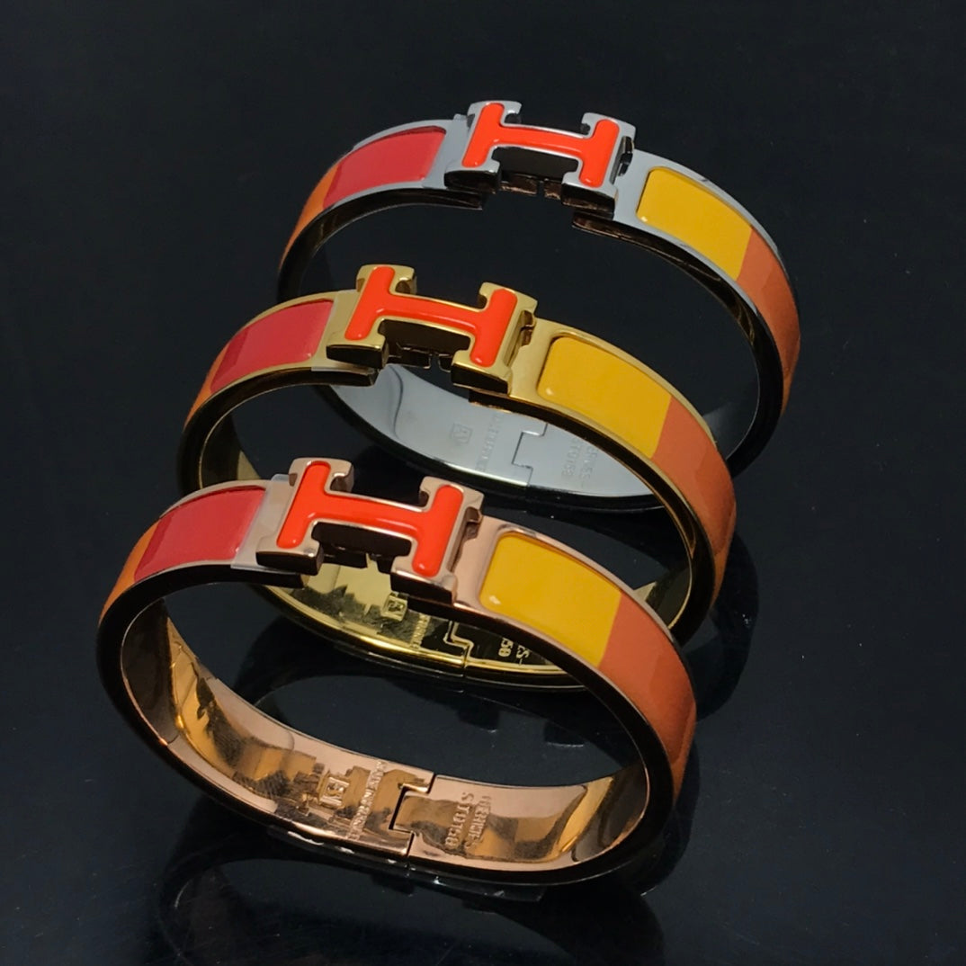 [BIJOUX]H BRACELET ORANGE RAINBOW CERAMIC