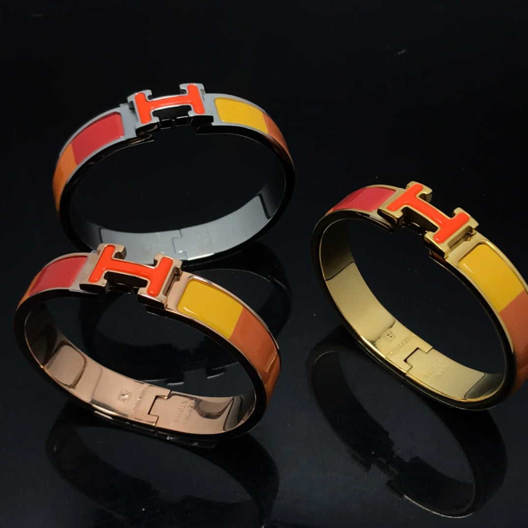 [BIJOUX]H BRACELET ORANGE RAINBOW CERAMIC