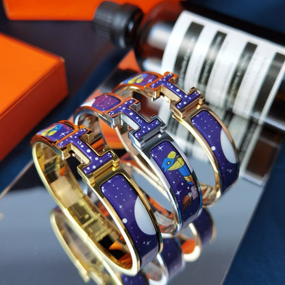 [BIJOUX]H STAR AND MOON BRACELET 12MM