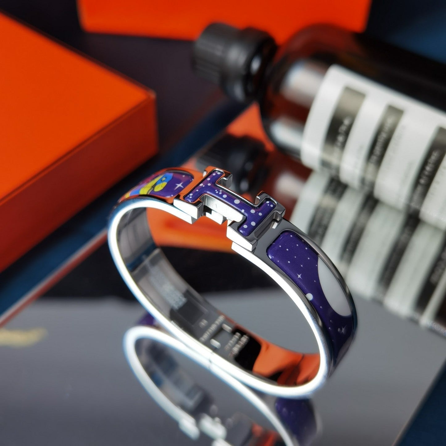 [BIJOUX]H STAR AND MOON BRACELET 12MM