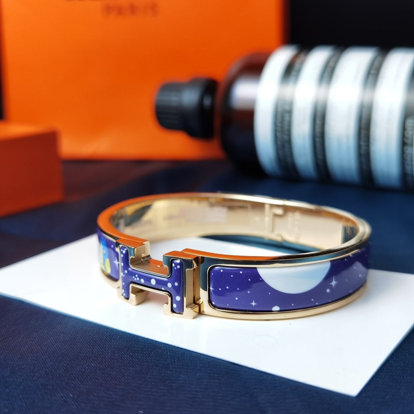 [BIJOUX]H STAR AND MOON BRACELET 12MM