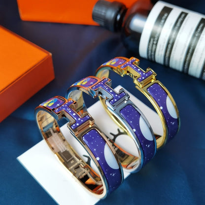 [BIJOUX]H STAR AND MOON BRACELET 12MM