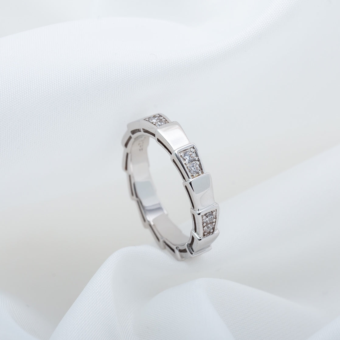 [BIJOUX]BAGUE SERPENTI ARGENT 3MM