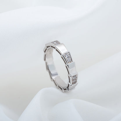 [BIJOUX]BAGUE SERPENTI ARGENT 3MM