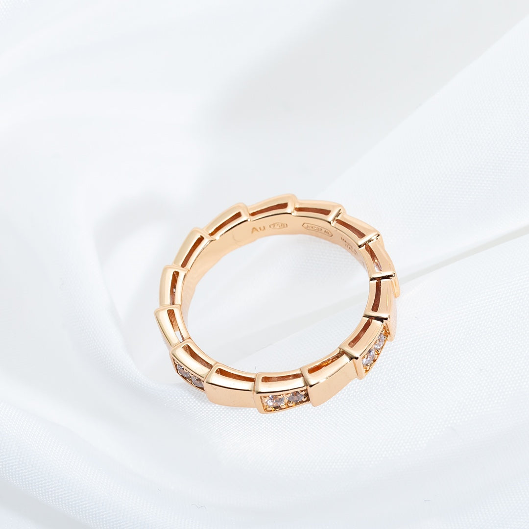 [BIJOUX]SERPENTI RING PINK GOLD  3MM