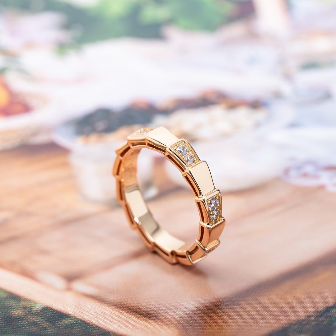 [BIJOUX]SERPENTI RING PINK GOLD  3MM