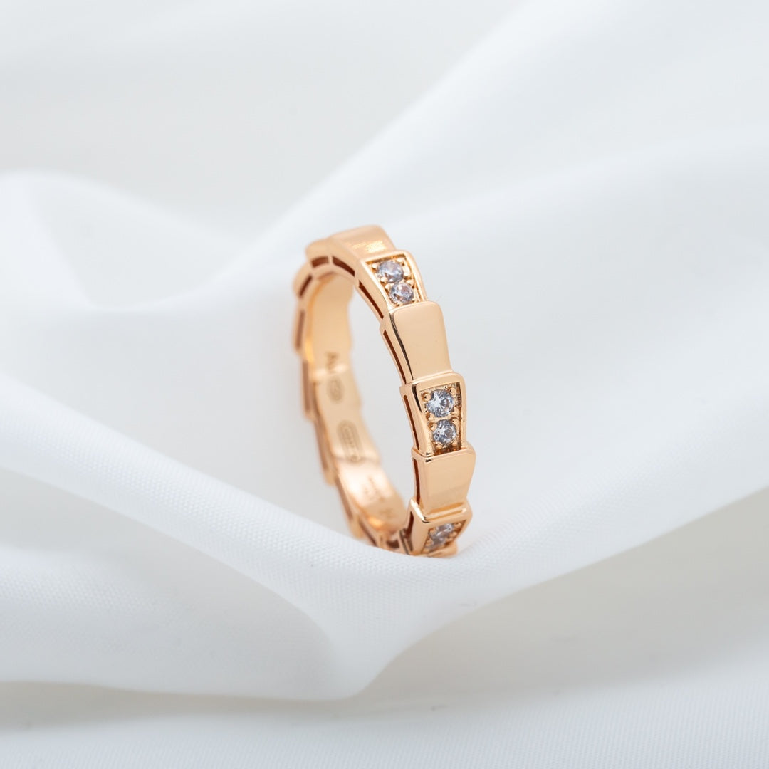 [BIJOUX]SERPENTI RING PINK GOLD  3MM