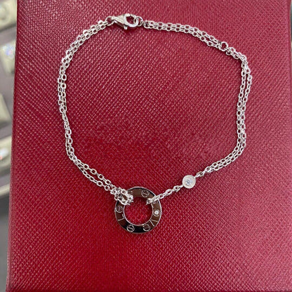 [BIJOUX]BRACELET AMOUR 2 DIAMANTS