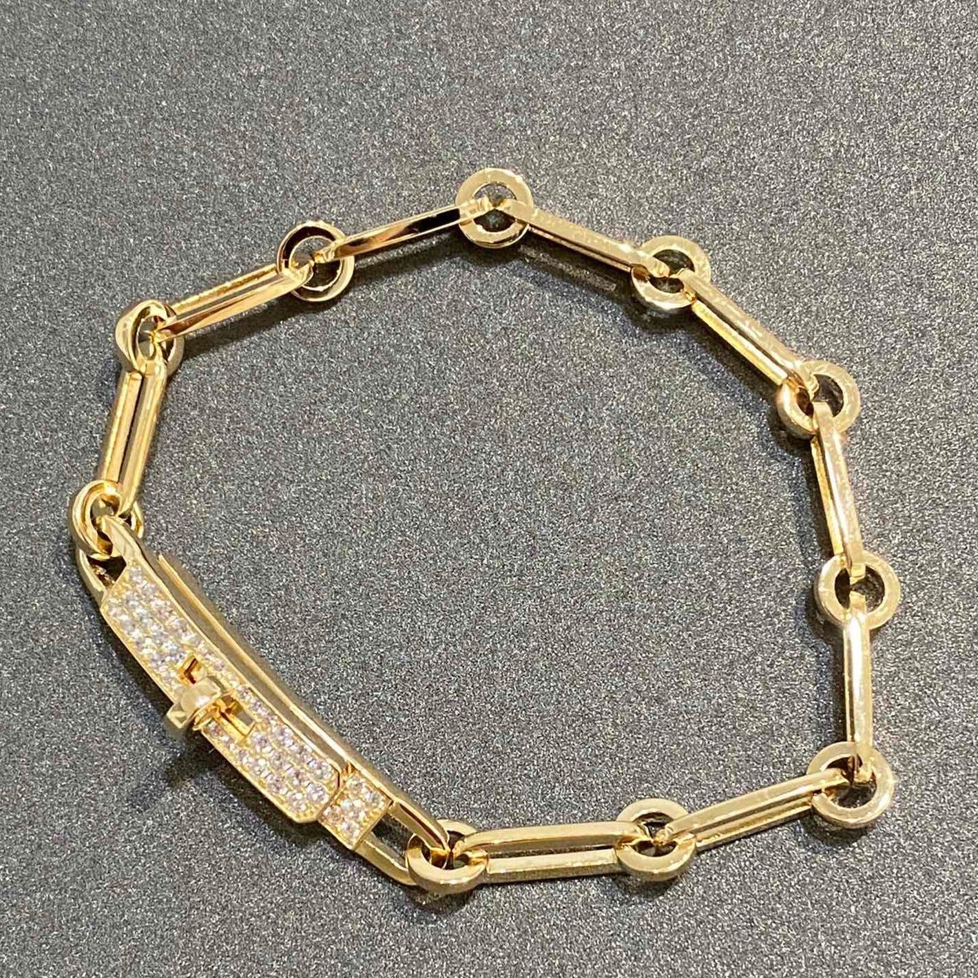 [BIJOUX]CHAINE BRACELET SMALL MODEL DIAMOND