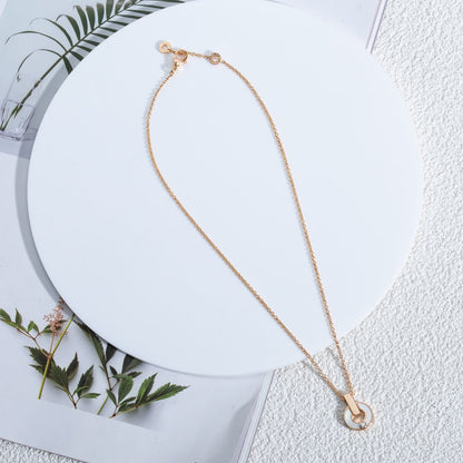 [BIJOUX] COLLIER GARI NACRE OR ROSE