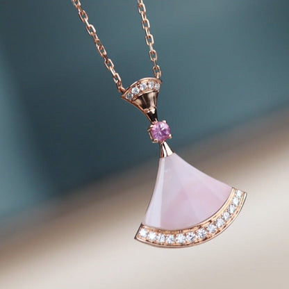 [BIJOUX] COLLIER DREAM NACRE ROSE DIAMANT