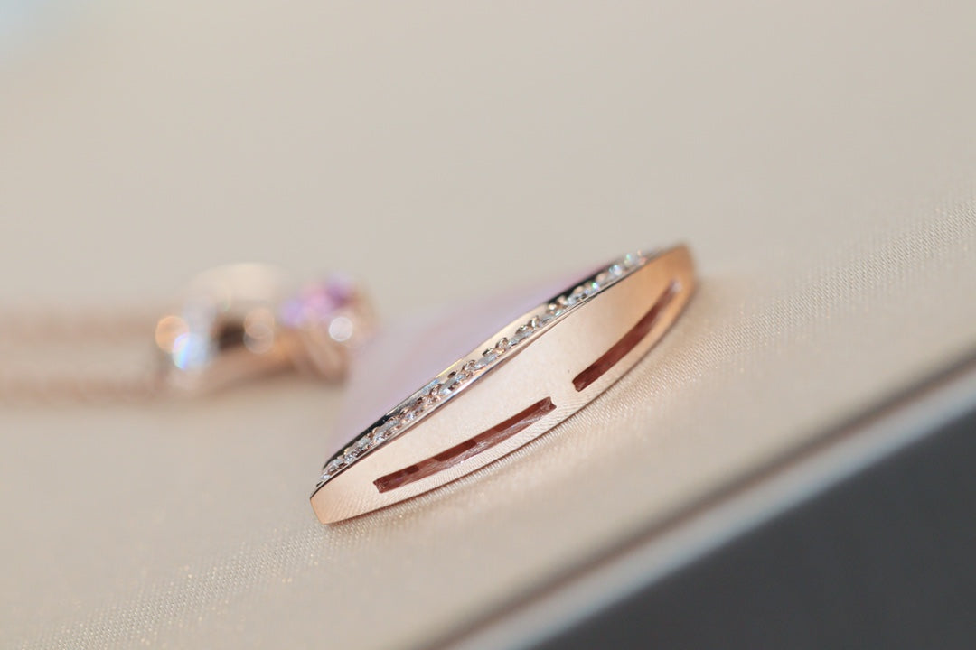 [BIJOUX] COLLIER DREAM NACRE ROSE DIAMANT