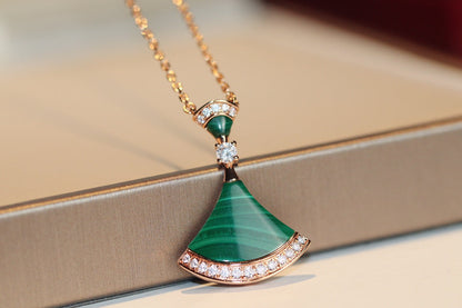 [BIJOUX] COLLIER DE RÊVE MALACHITE DIAMANT