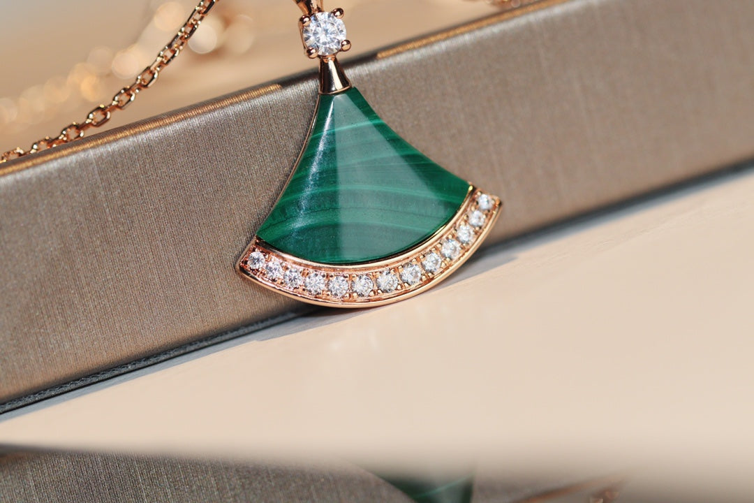 [BIJOUX] COLLIER DE RÊVE MALACHITE DIAMANT