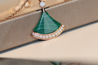 [BIJOUX] COLLIER DE RÊVE MALACHITE DIAMANT