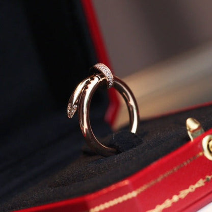 [BIJOUX]JUSTE RING 2.65MM PINK GOLD DIAMOND