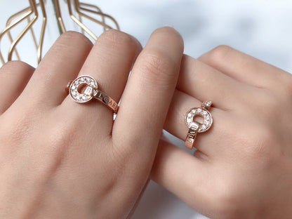 [BIJOUX]DREAM RING DIAMOND PINK GOLD