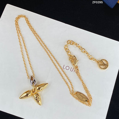 [BIJOUX]LOUISETTE PEDANT GOLD NECKLACE