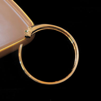 [BIJOUX]パンテール ゴールド オープン ブレスレット