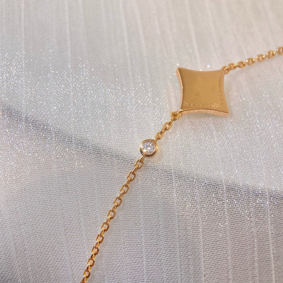 [BIJOUX]COLOR STAR PINK GOLD DIAMOND BRACELET