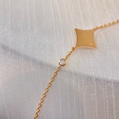 [BIJOUX]COLOR STAR PINK GOLD DIAMOND BRACELET