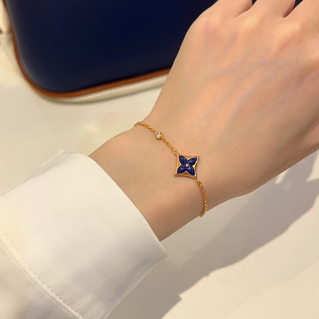 [BIJOUX]COLOR STAR PINK GOLD DIAMOND BRACELET