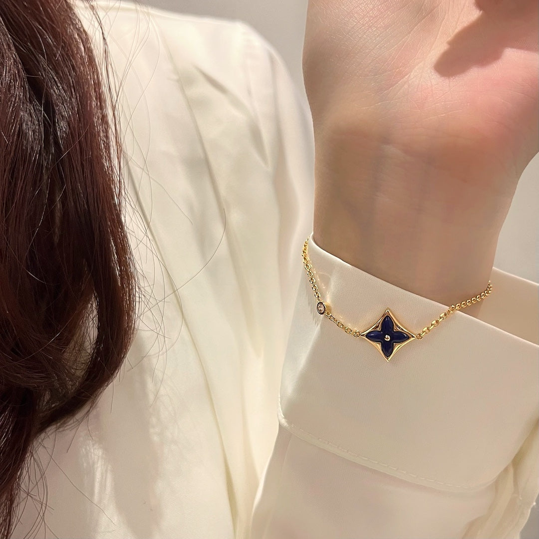 [BIJOUX]COLOR STAR PINK GOLD DIAMOND BRACELET