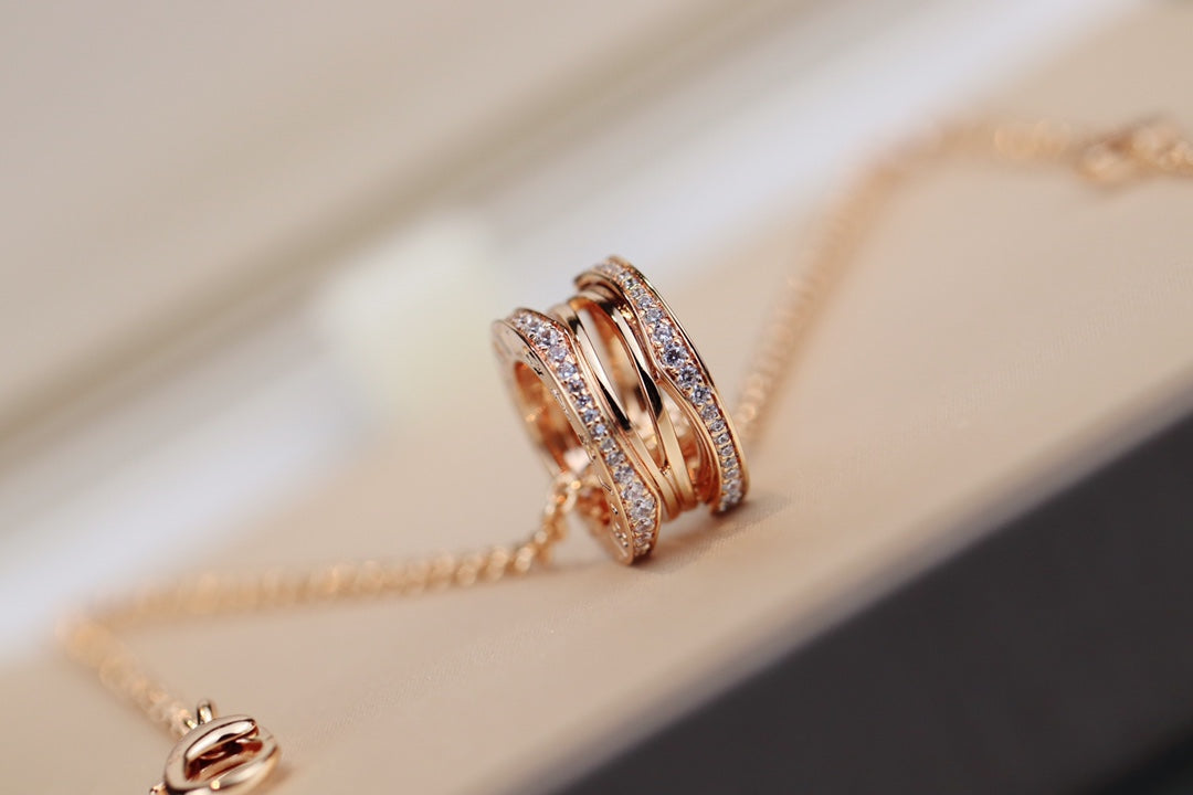 [BIJOUX] COLLIER ZERO 1 OR ROSE