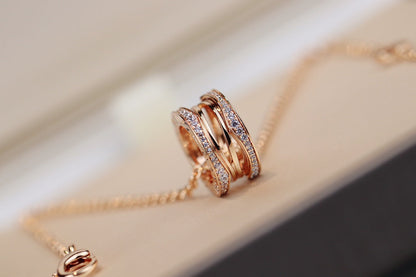 [BIJOUX] COLLIER ZERO 1 OR ROSE