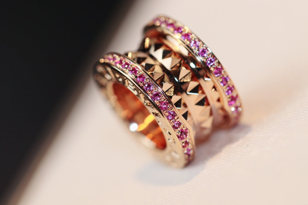 [BIJOUX] COLLIER ZERO 1 ROCK OR ROSE DIAMANT ROSE