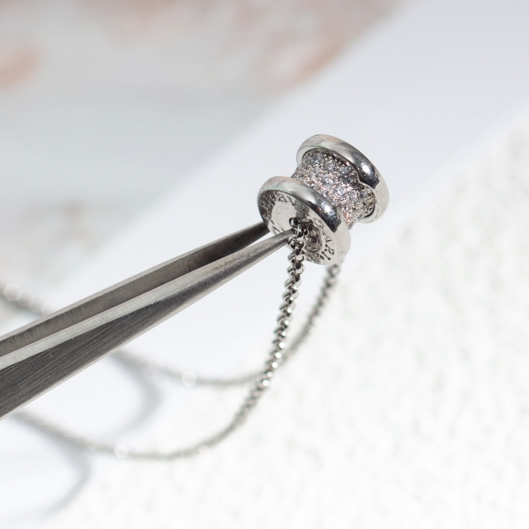 [BIJOUX]ZERO 1 SILVER DIAMOND NECKLACE