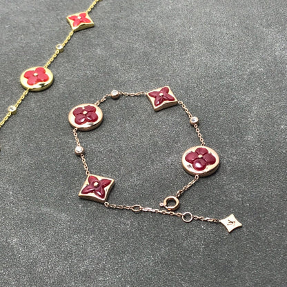[BIJOUX]ÉTOILE ET SOLEIL CORNALINE 4 MOTIFS 3 DIAMANTS