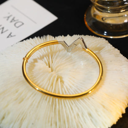 [BIJOUX]VOLTE UPSITE DOWN GOLD DIAMOND BRACELET