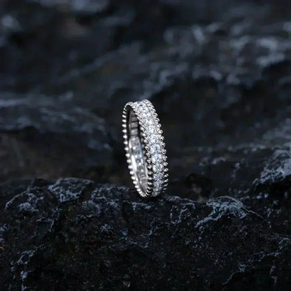 [BIJOUX]PERLEE DIAMOND SILVER RING