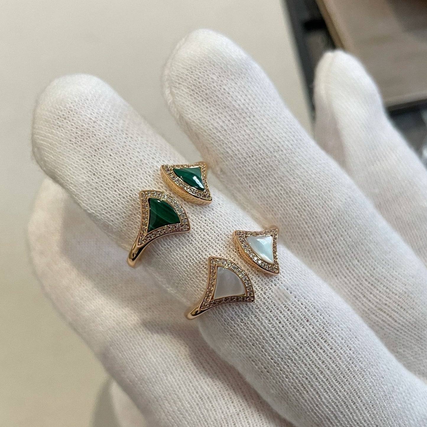 [BIJOUX]ドリームモップダイヤモンドオープンリング