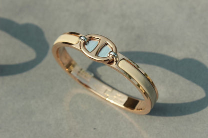 [BIJOUX]CLIC CHAINE PINK GOLD BRACELET