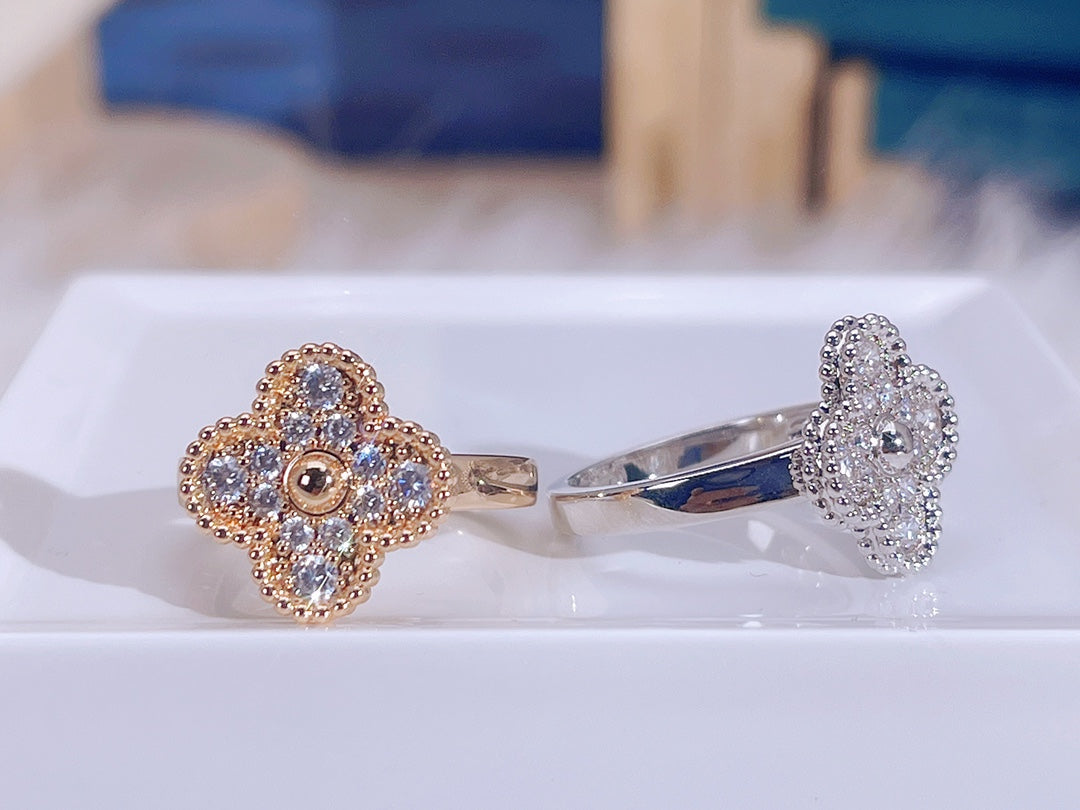 [BIJOUX]CLOVER DIAMOND RING