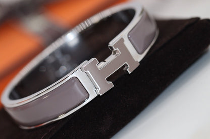 [BIJOUX]H BRACELET 12MM BROWN