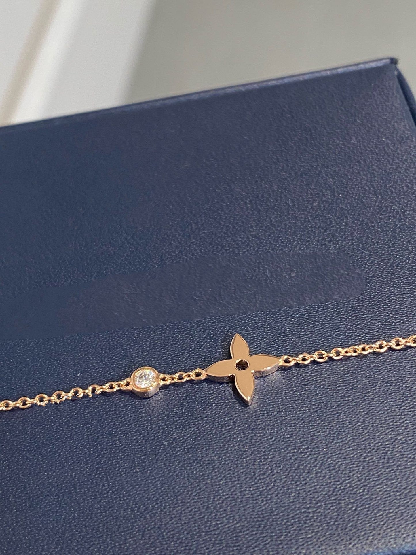 [BIJOUX]STAR DIAMOND PINK GOLD BRACELET