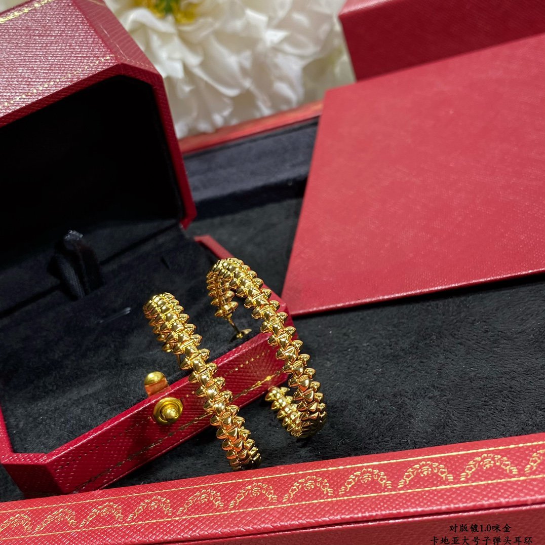 [BIJOUX]CLASH LARGE HOOP EARRINGS