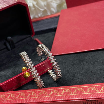 [BIJOUX]CLASH LARGE HOOP EARRINGS