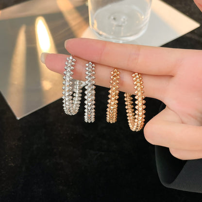 [BIJOUX]CLASH HOOP EARRINGS