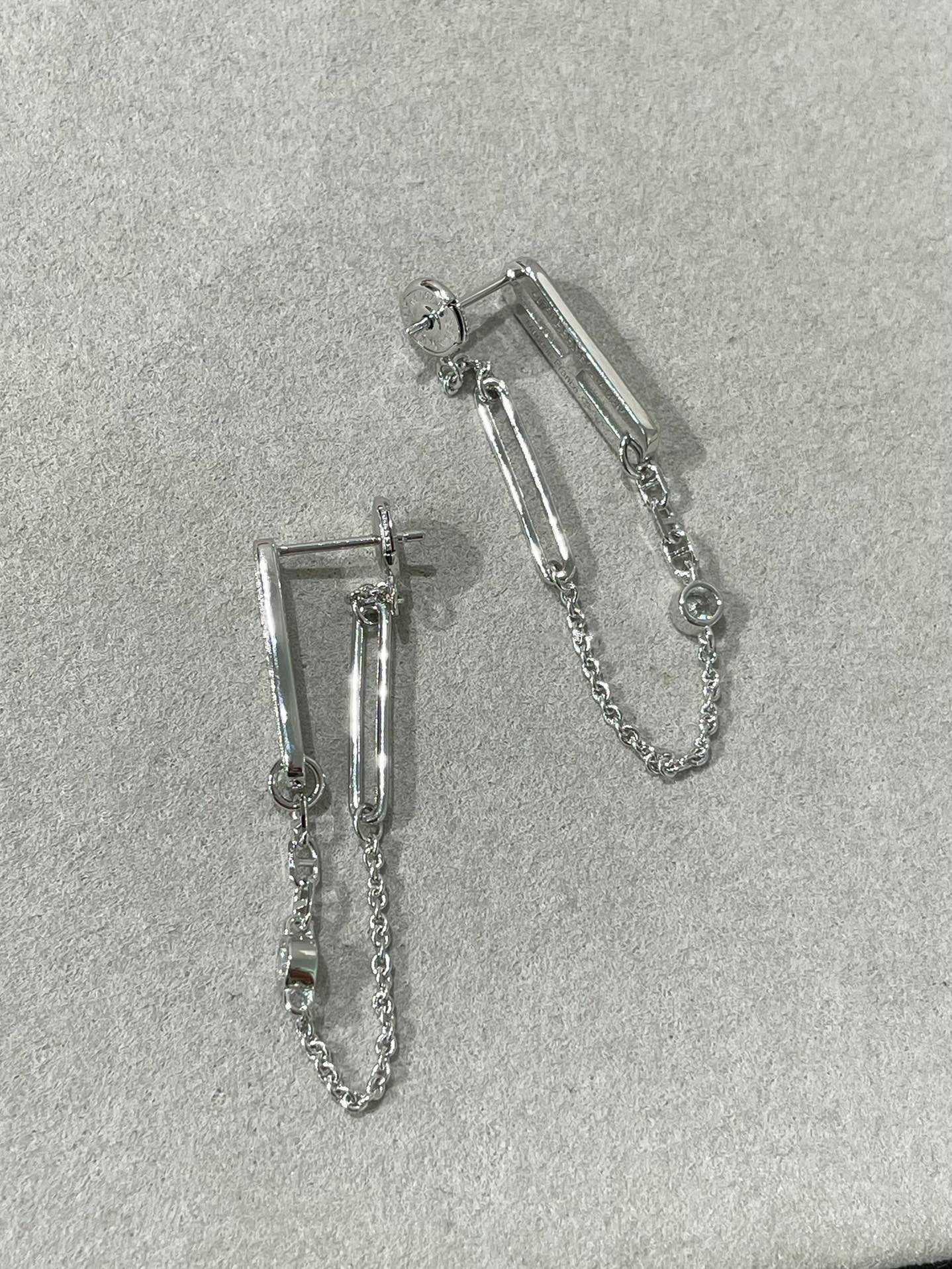 [BIJOUX]CHAINE CHAOS DIAMOND DROP EARRINGS