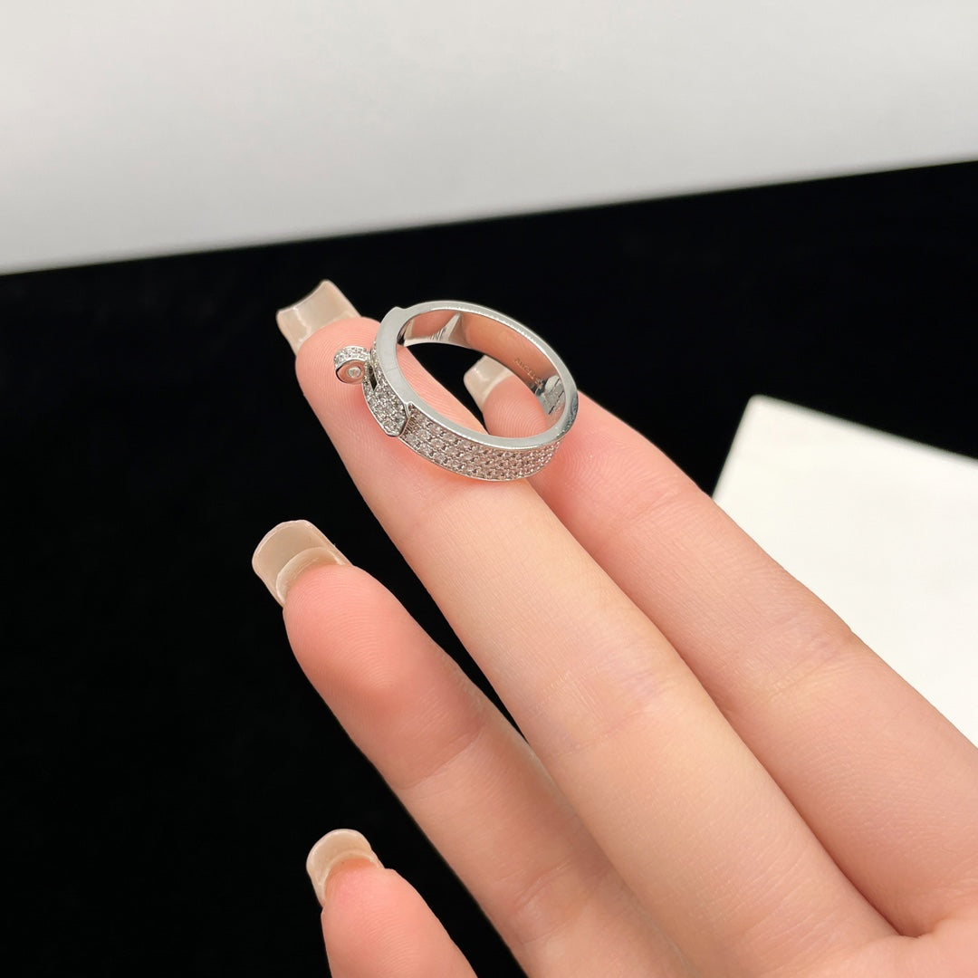 [BIJOUX]KELLY SILVER DIAMOND RING