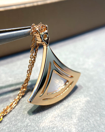 [BIJOUX] COLLIER EN OR ROSE PAVÉ DE DIAMANTS DREAM MOP