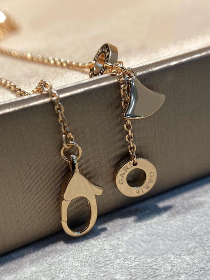 [BIJOUX] COLLIER EN OR ROSE PAVÉ DE DIAMANTS DREAM MOP