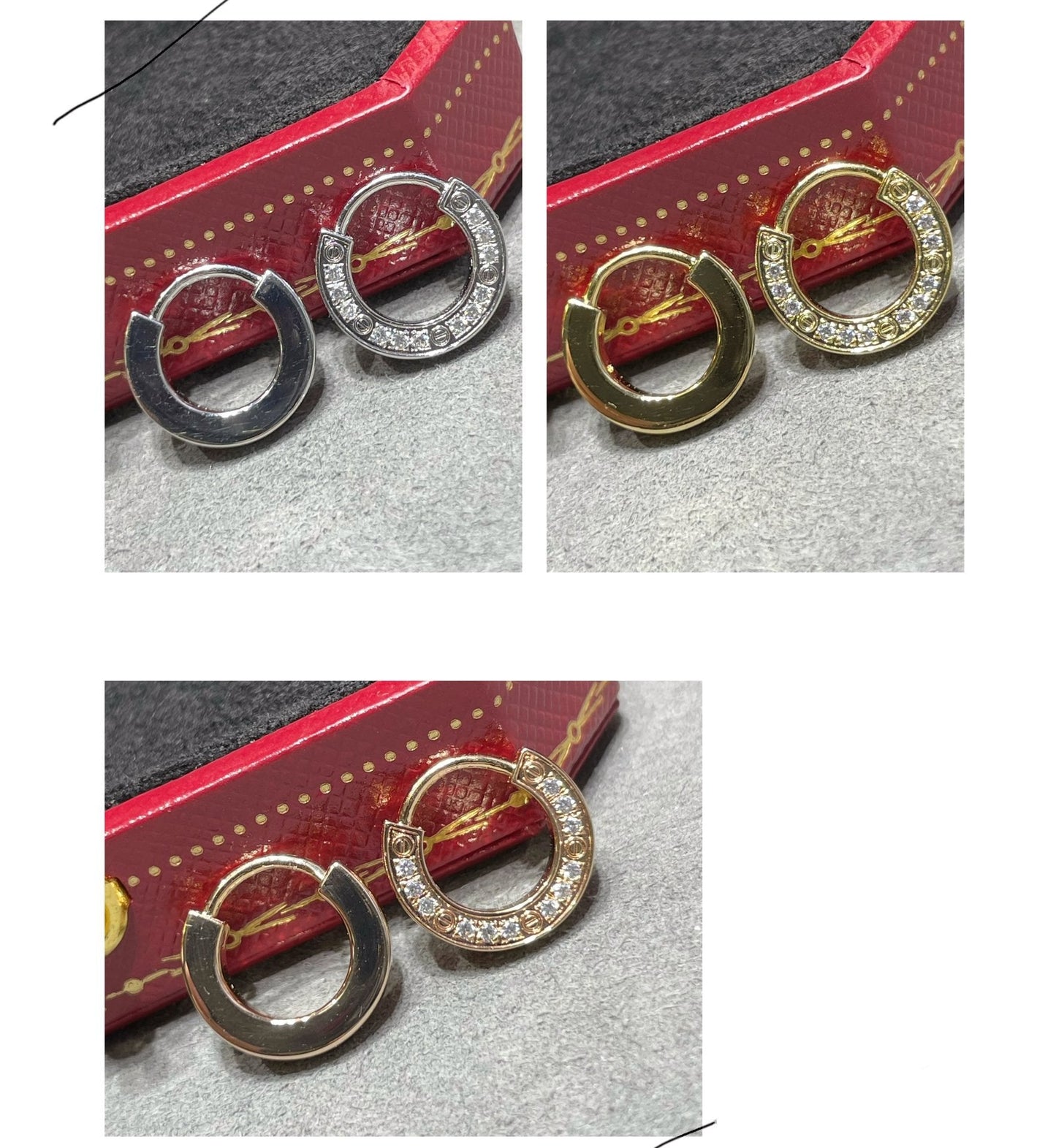 [BIJOUX]LOVE DIAMOND EARRINGS