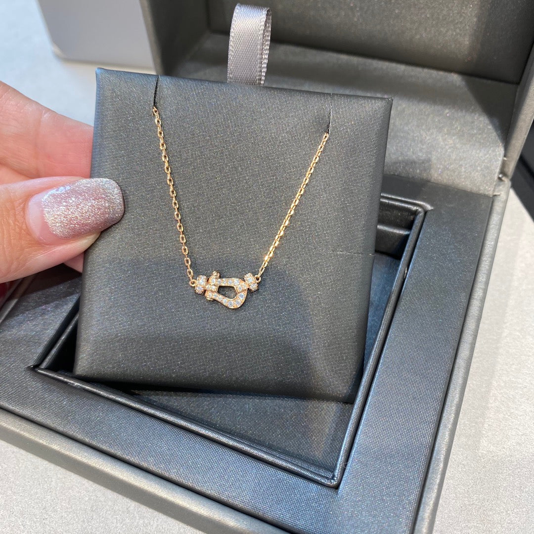 [BIJOUX]FORCE 10 DIAMOND PINK GOLD NECKLACE MINI MODEL